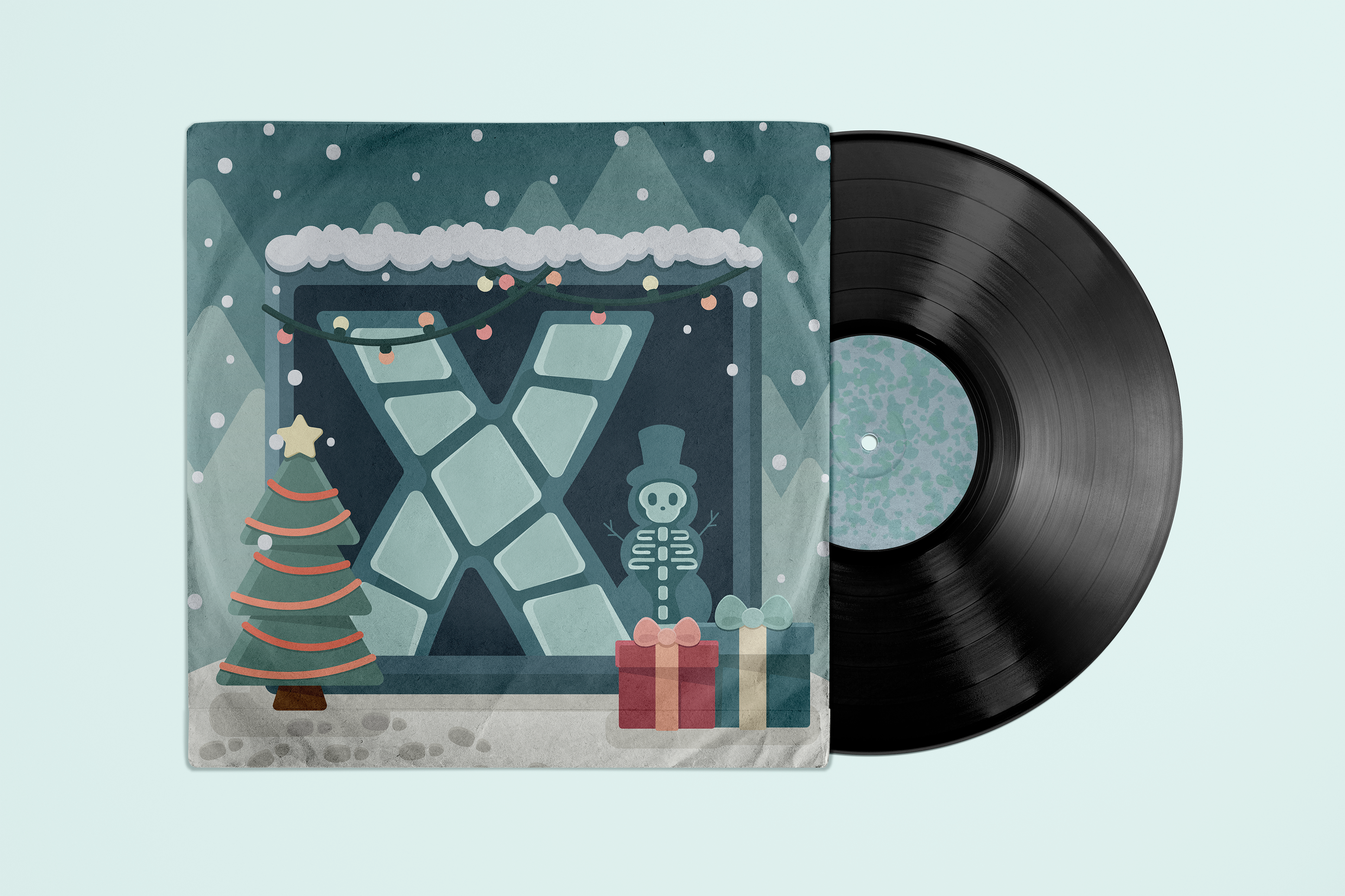 illsutration on a Vinyl