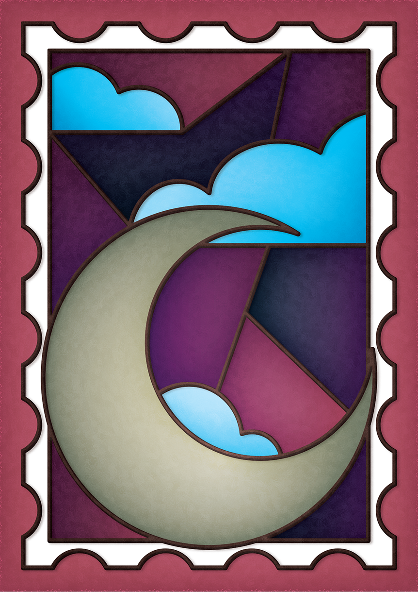 moon card